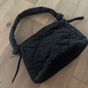 Black Puffer Bag - New condition